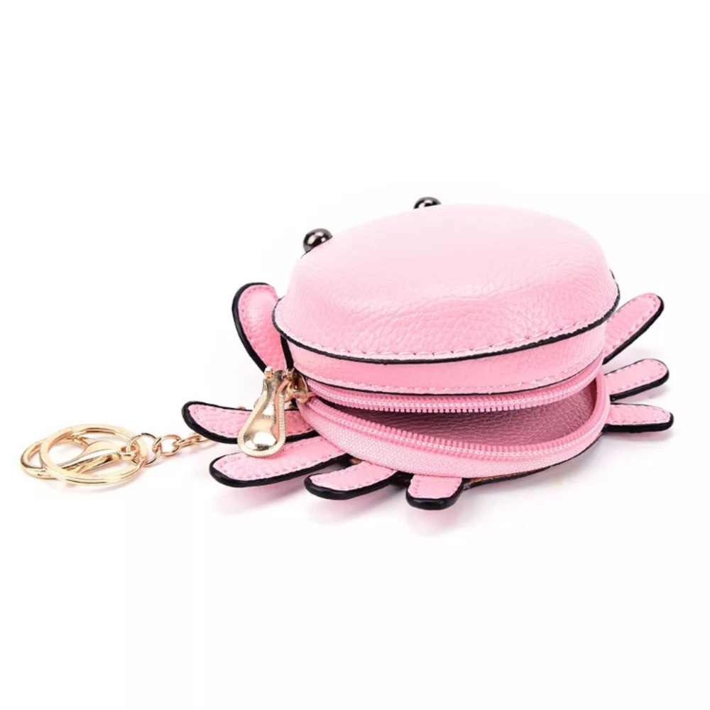 New Pink or Red Crab 🦀Coin Purse, adorable and cute. 🦀 - Picture 3 of 7